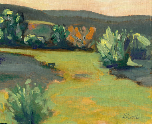 Morning Light on Cow Pasture art print